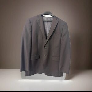 Ermenegildo Zegna Saks Fifth Avenue Mens 40R Wool Silk Chocolate Brown Blazer